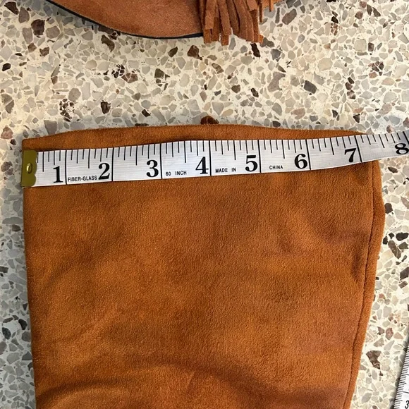 Fringe knee high boots - Picture 3 of 5